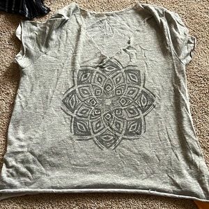 Grey short sleeve shirt. Size medium